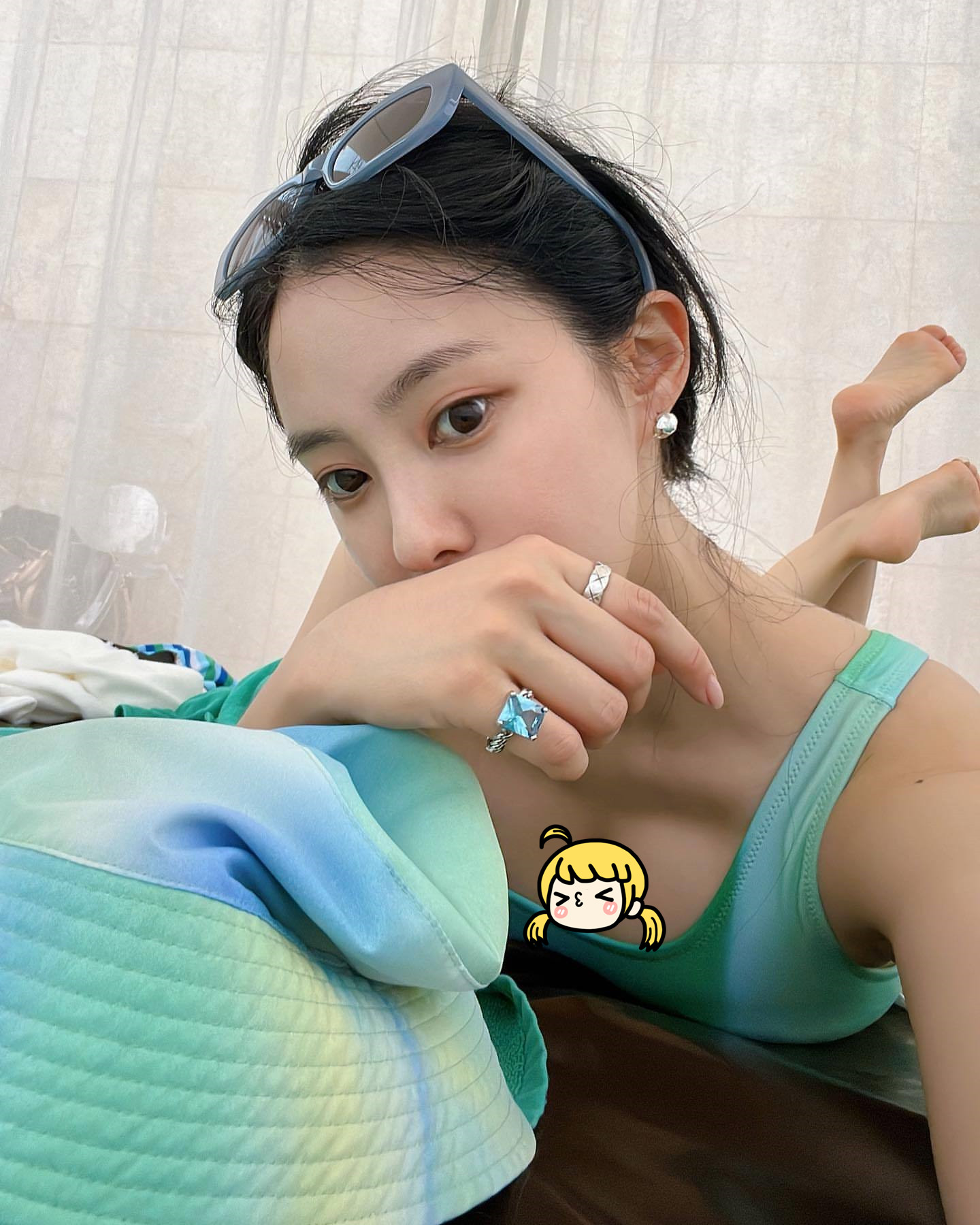 tara孝敏晒美照公开近况泡泡浴健身锻炼曼谷街头秀美腿