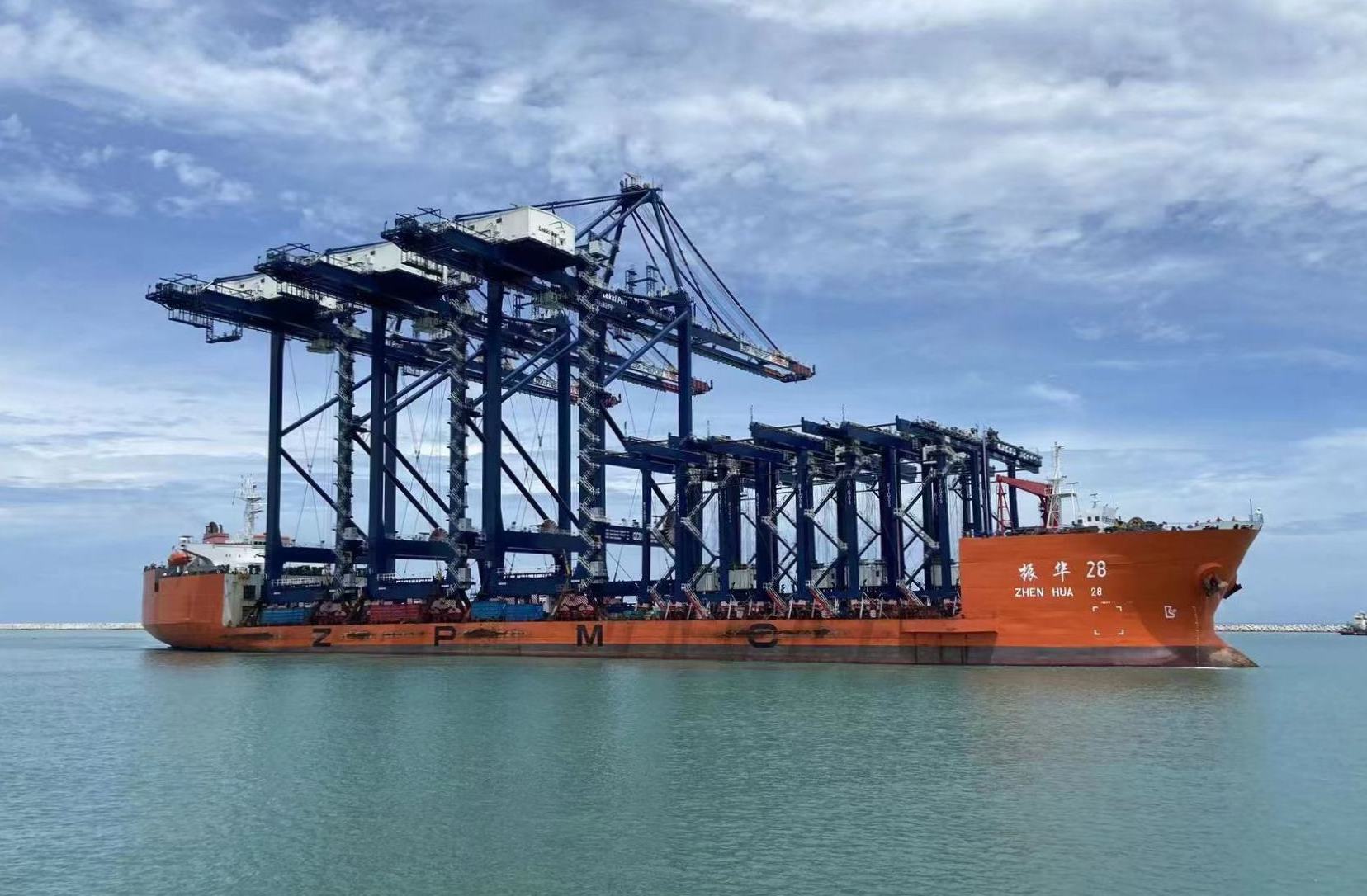 中企承建的尼日利亚深水港成功停靠首艘货轮|拉各斯|尼日利亚|莱基