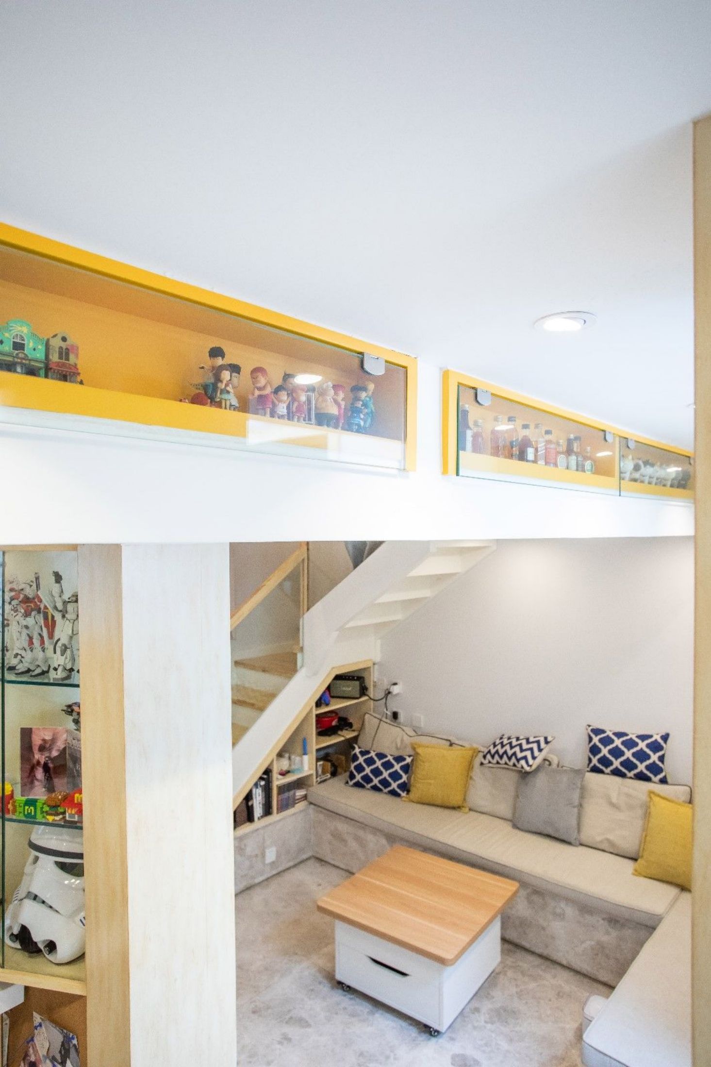 上海80后小夫妻的森系婚房,50㎡空间被手办填满,看完都想住进去休闲区蓝鸢梦想 - Www.slyday.coM 上海80后小夫妻的森系婚房,50㎡空间被手办填满,看完都想住进去休闲区蓝鸢梦想 - Www.slyday.coM