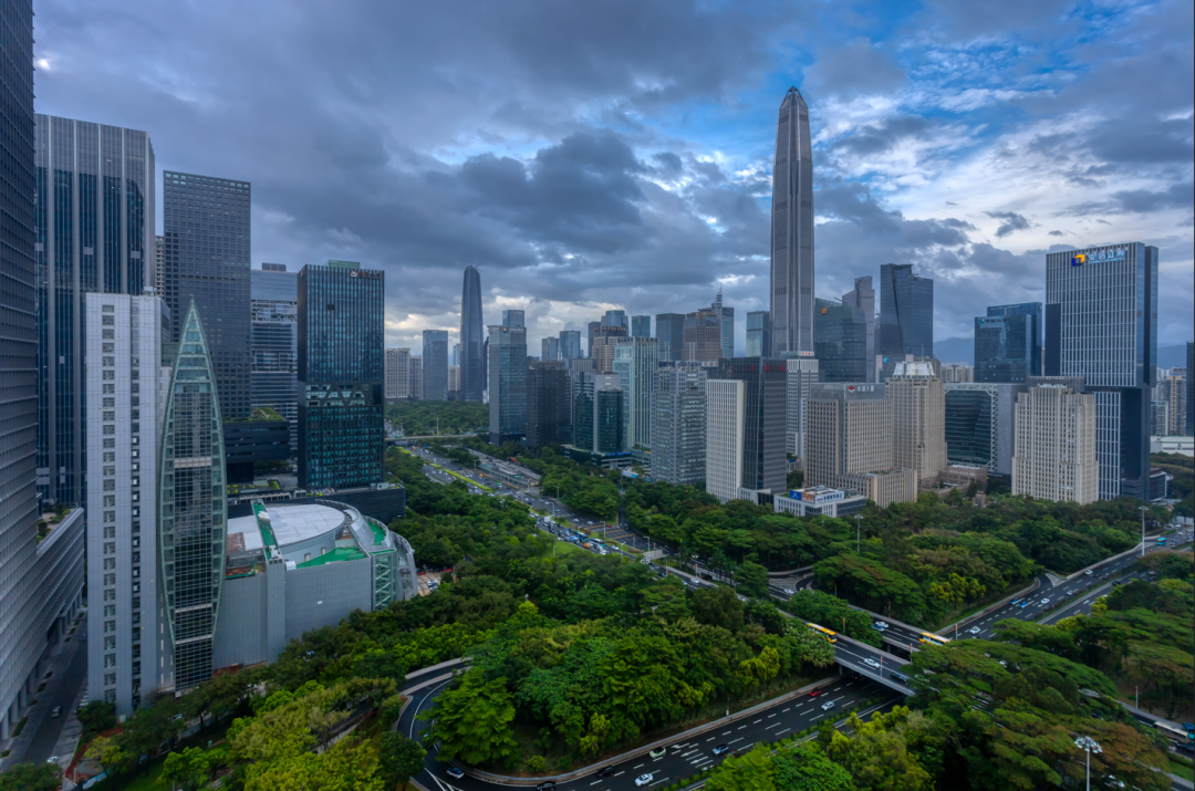 深圳福田中心区cbd市容.图/ic photo