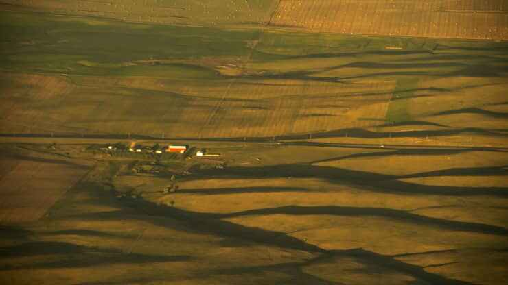 美国北达科他州南部农田  图源：法新社