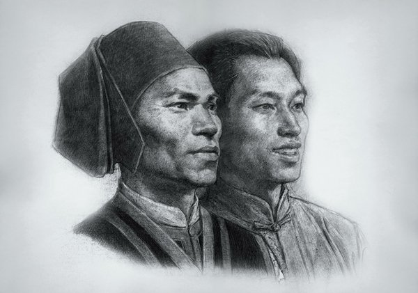 中国最知名的素描人物(侯一民素描人民币原稿 )|正能量_新浪新闻