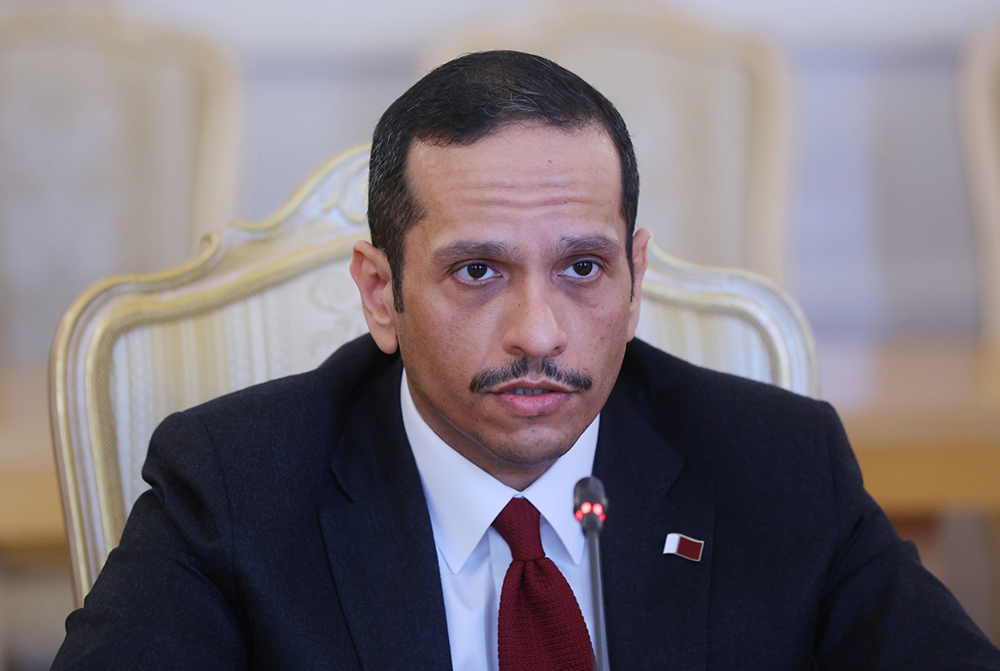 卡塔尔外交大臣穆罕穆德&nbsp; 视觉中国 资料图