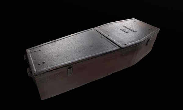 一個用來保護棺材不被盜墓賊偷走的巨大鐵盒