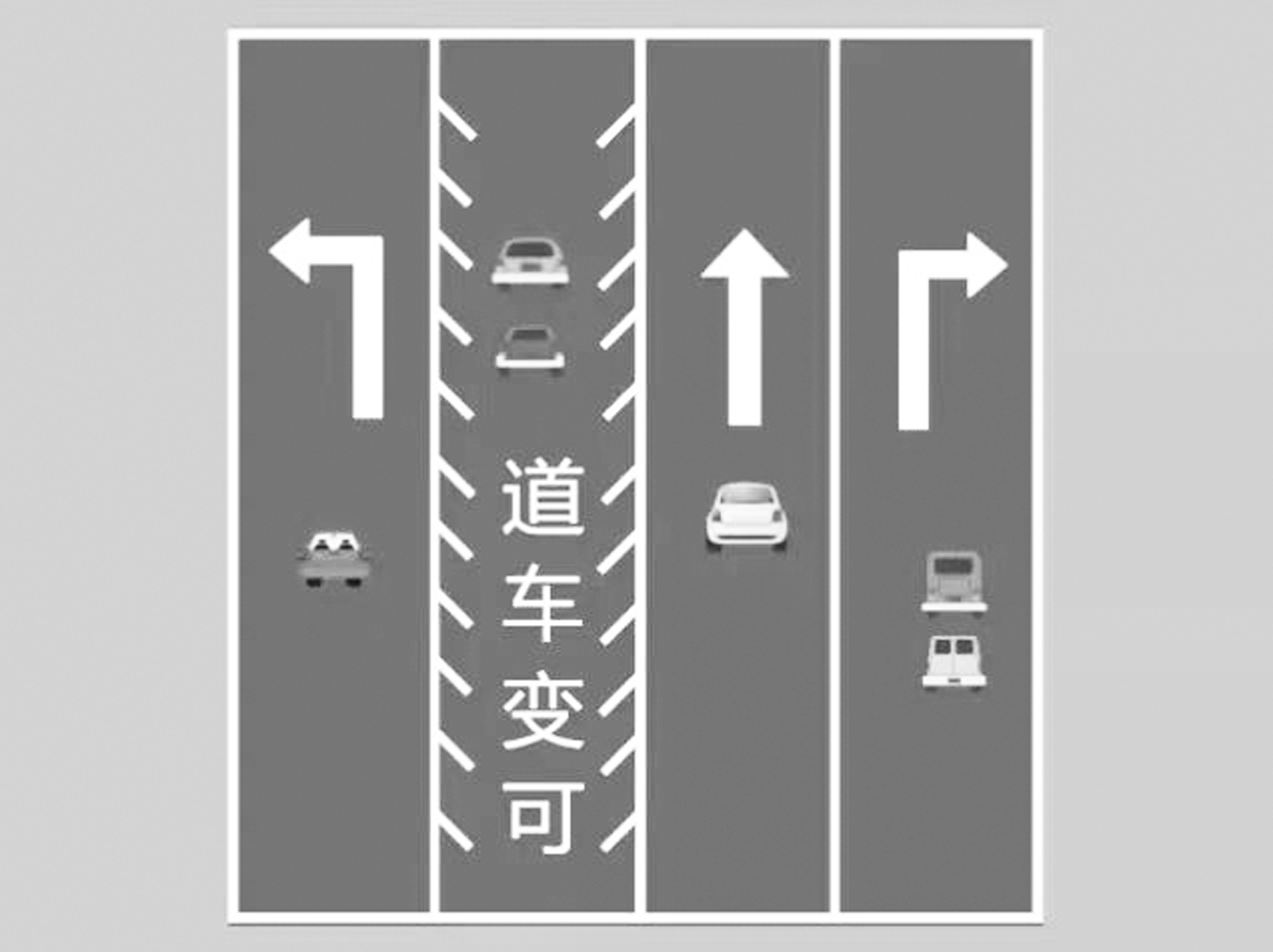 石家庄市区的可变车道怎么走