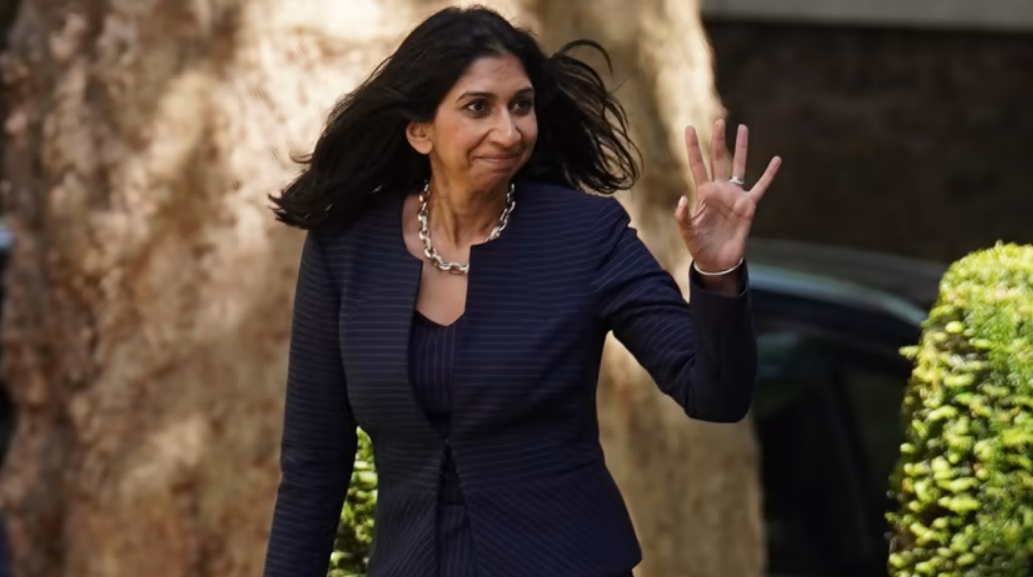 英格兰和威尔士总检察长苏拉·布雷弗曼。图源外媒