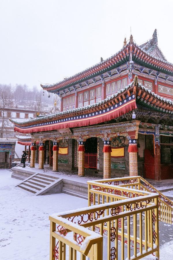 从此我不稀罕下雪了:雪中的塔尔寺,比故宫美了多少倍!__财经头条