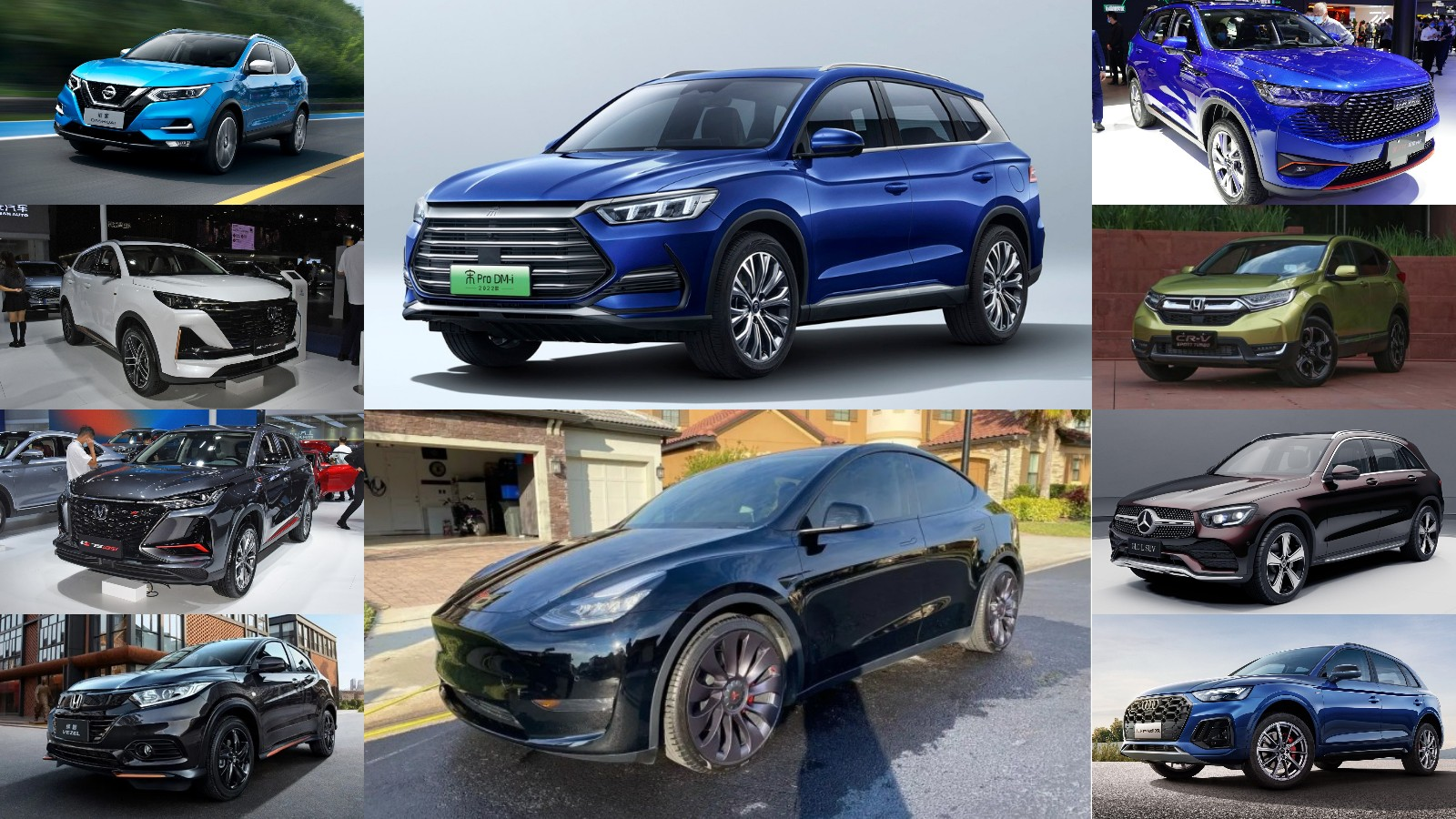 上半年最火的10款SUV，哈弗H6第3，长安CS75第5逍客第7Q5第10