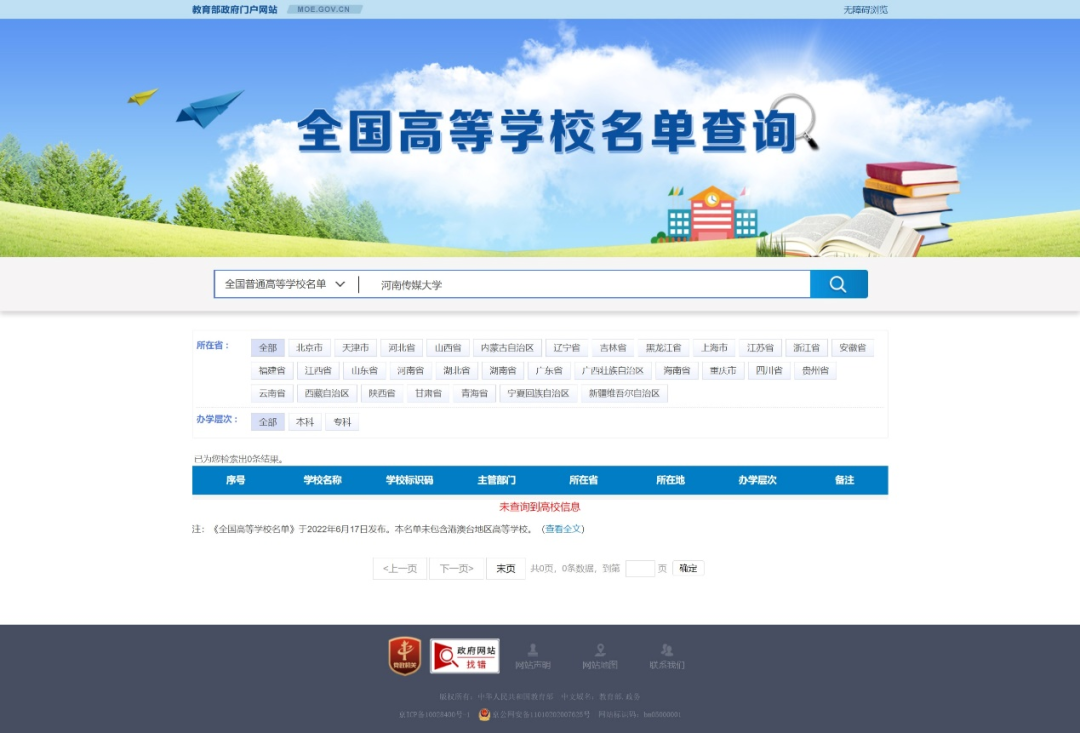 “河南传媒大学”网站大量盗用广西高校信息？休闲区蓝鸢梦想 - Www.slyday.coM