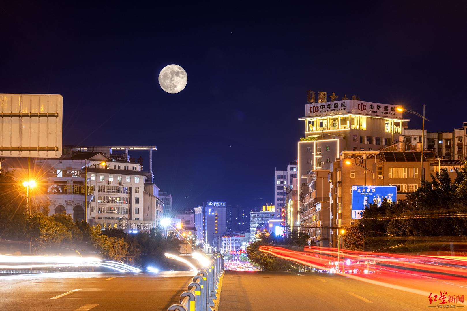 高清多图！“超级月亮”照亮月城西昌 又大又圆刷爆朋友圈休闲区蓝鸢梦想 - Www.slyday.coM