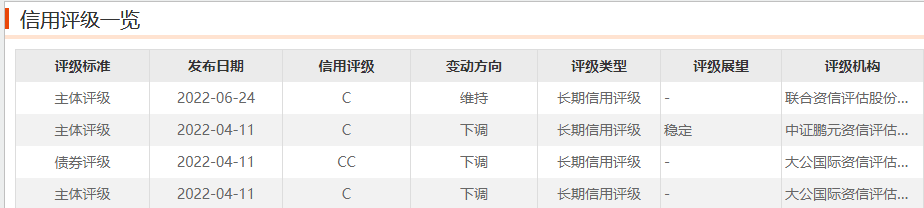图:21当代02信用评级 图源:iChoice