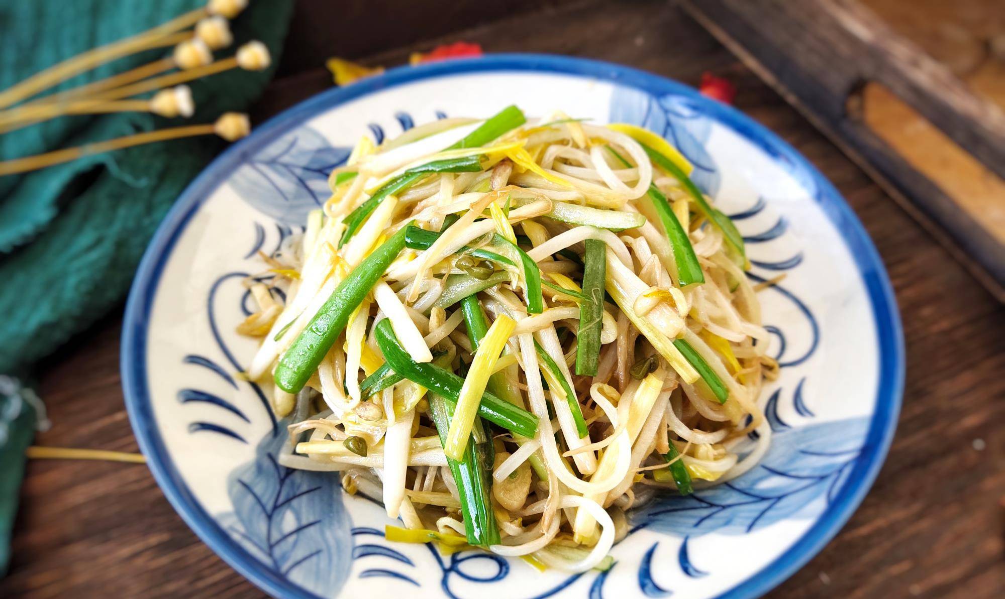 美味的清炒绿豆芽|绿豆芽|西瓜酱|建民_新浪新闻