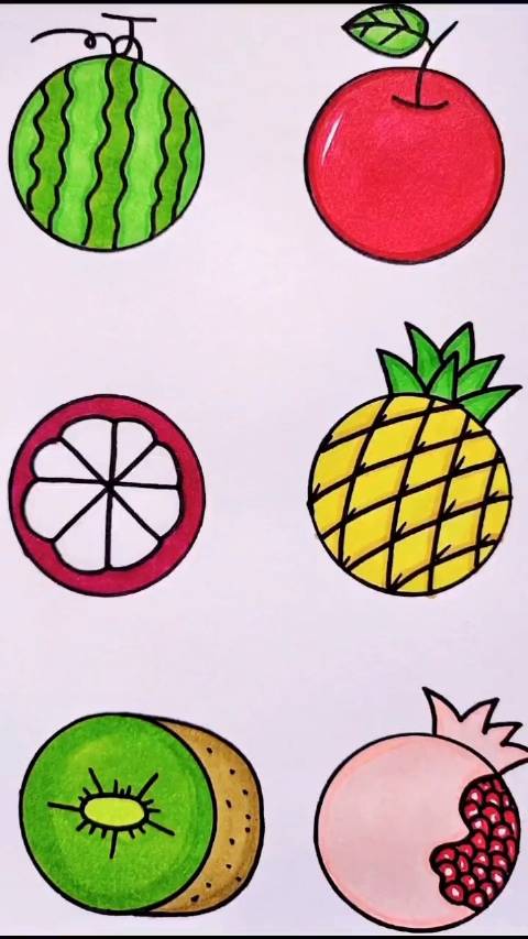水果简笔画__财经头条