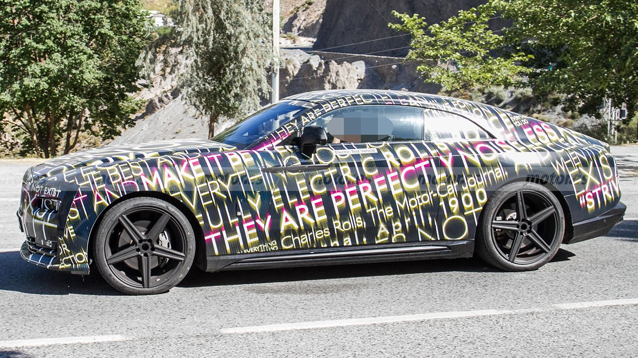 输出功率500千瓦 劳斯莱斯Spectre最新谍照曝光