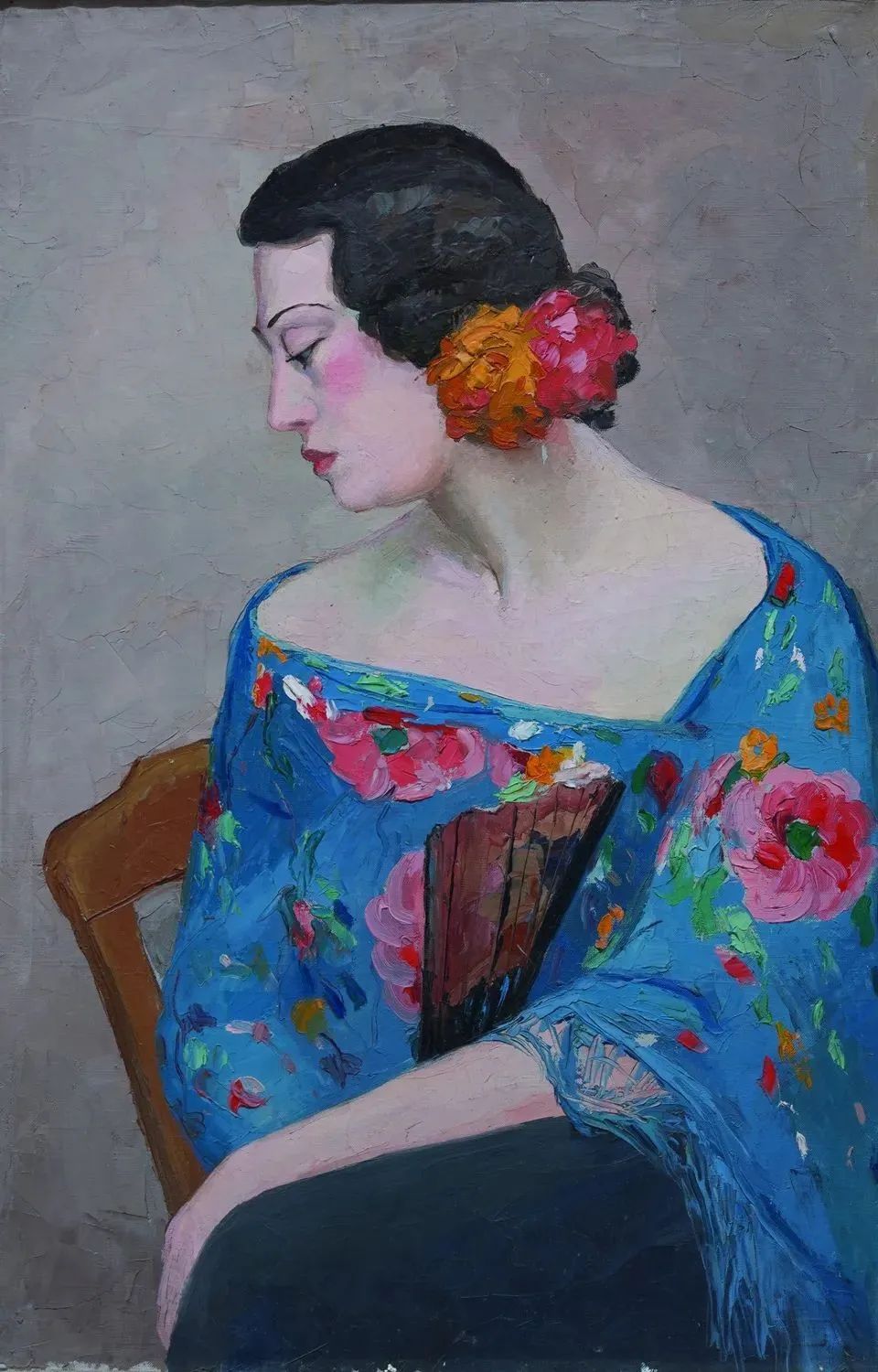 坐西怀东的潘玉良南博展其人物风景