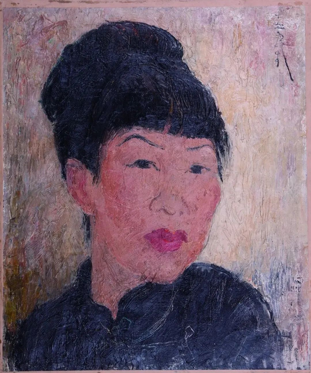 潘玉良,《自画像》,油画,1949年