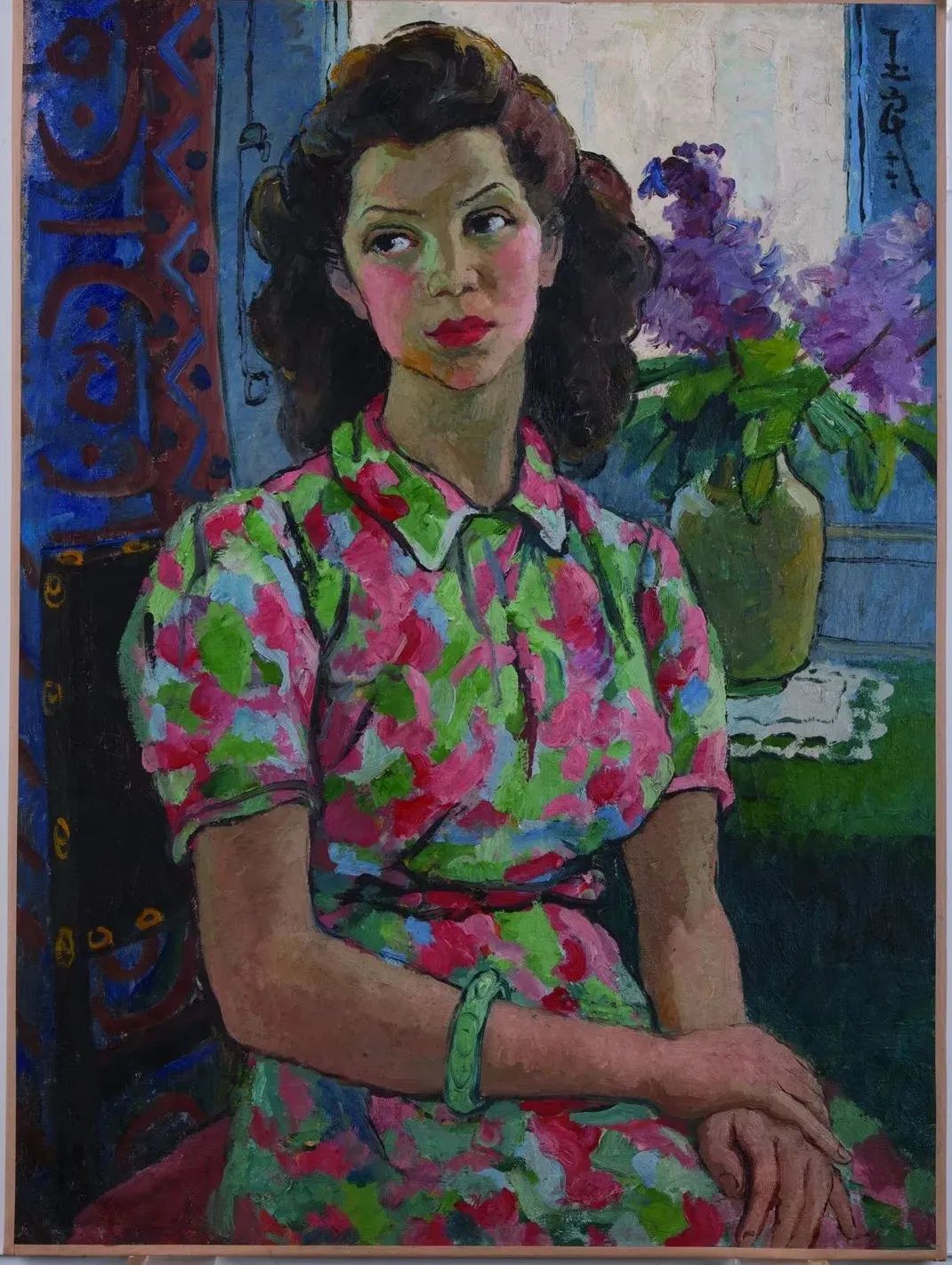 坐西怀东的潘玉良南博展其人物风景