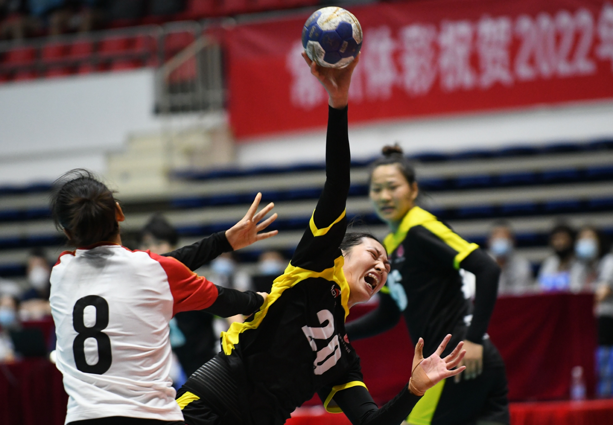 手球——全国女子手球冠军杯:安徽队胜北京队