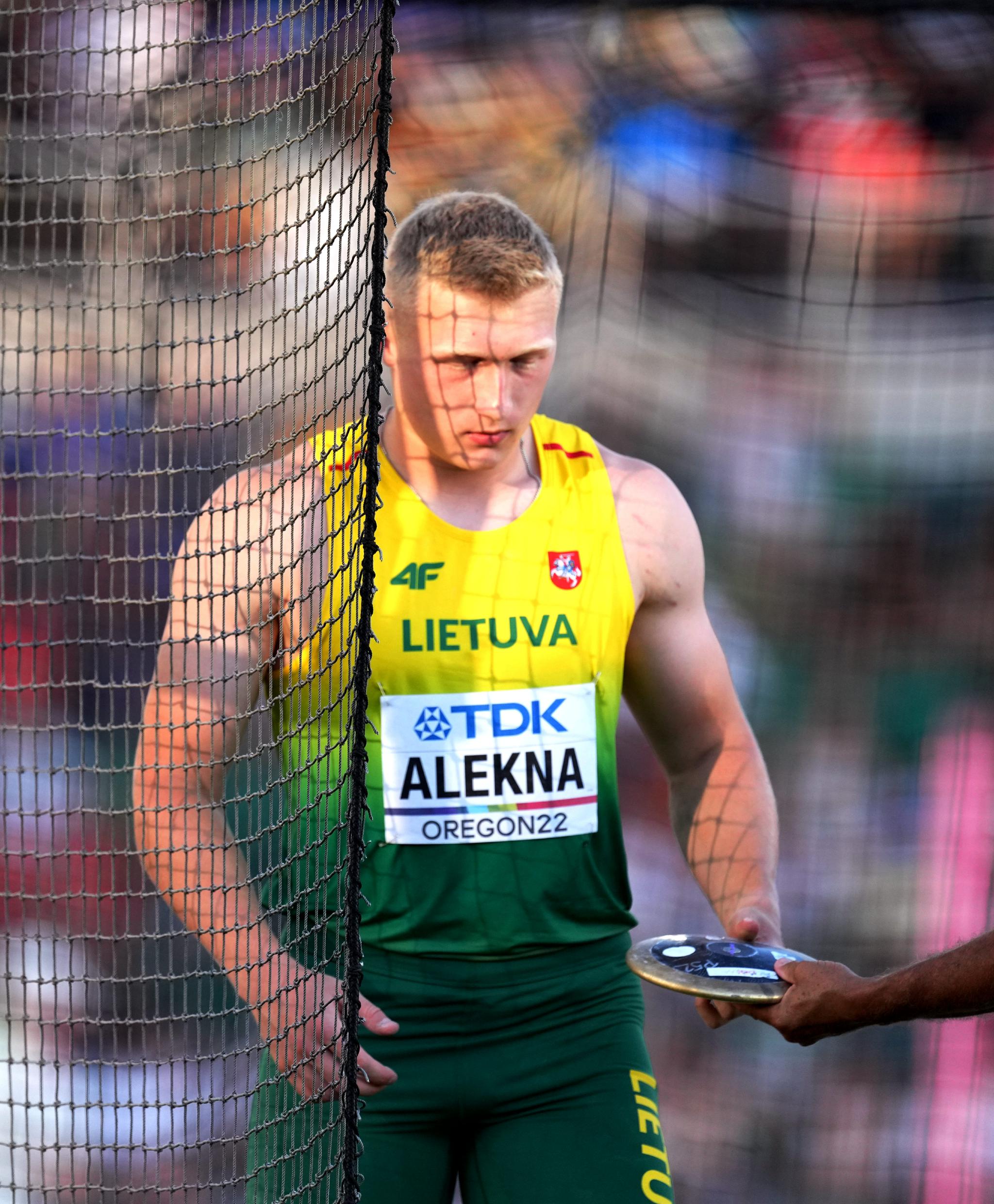 男子铁饼决赛切赫夺冠并创造世锦赛纪录