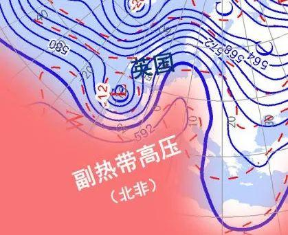 (红色部分代表:副热带高压)上海预警发布 图近期,不仅仅中国多地经受