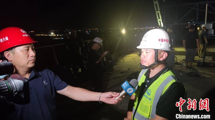 跨海高铁新建福厦铁路最后一联连续梁合龙(图3)