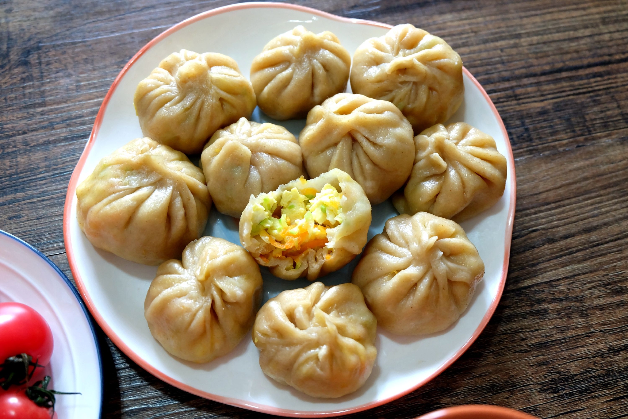 早起蒸一锅快手包子味道鲜美营养健康大人孩子都喜欢吃