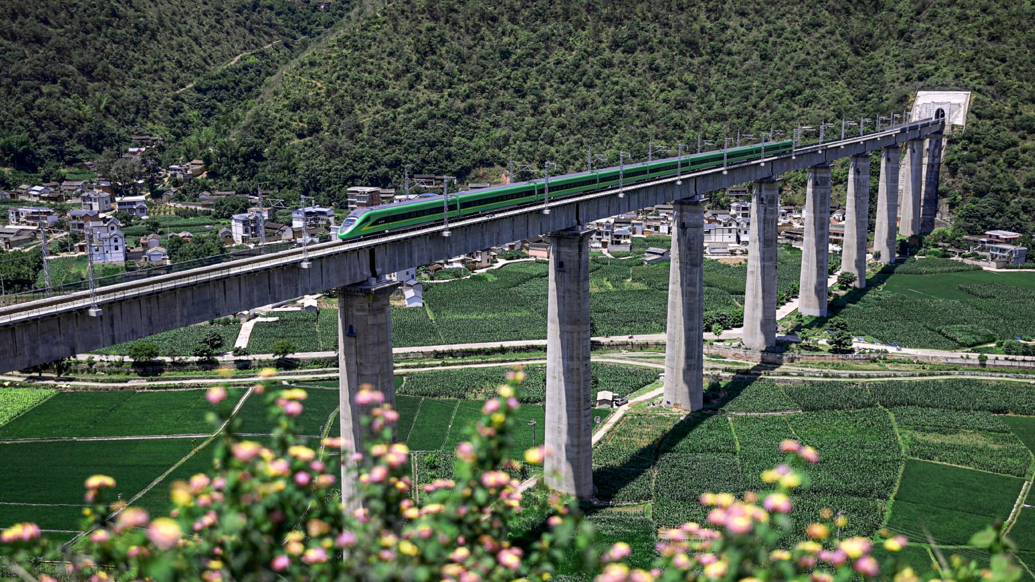 人民日报大瑞铁路大保段为了1小时建设者奋战14年