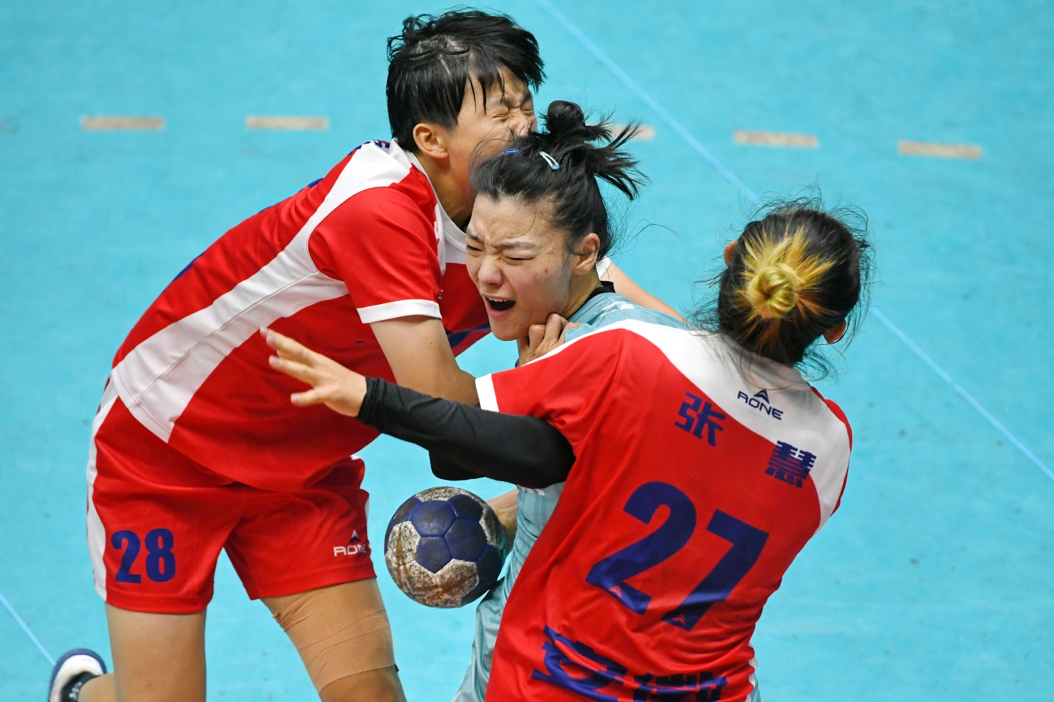 手球全国女子手球冠军杯安徽队胜广东队