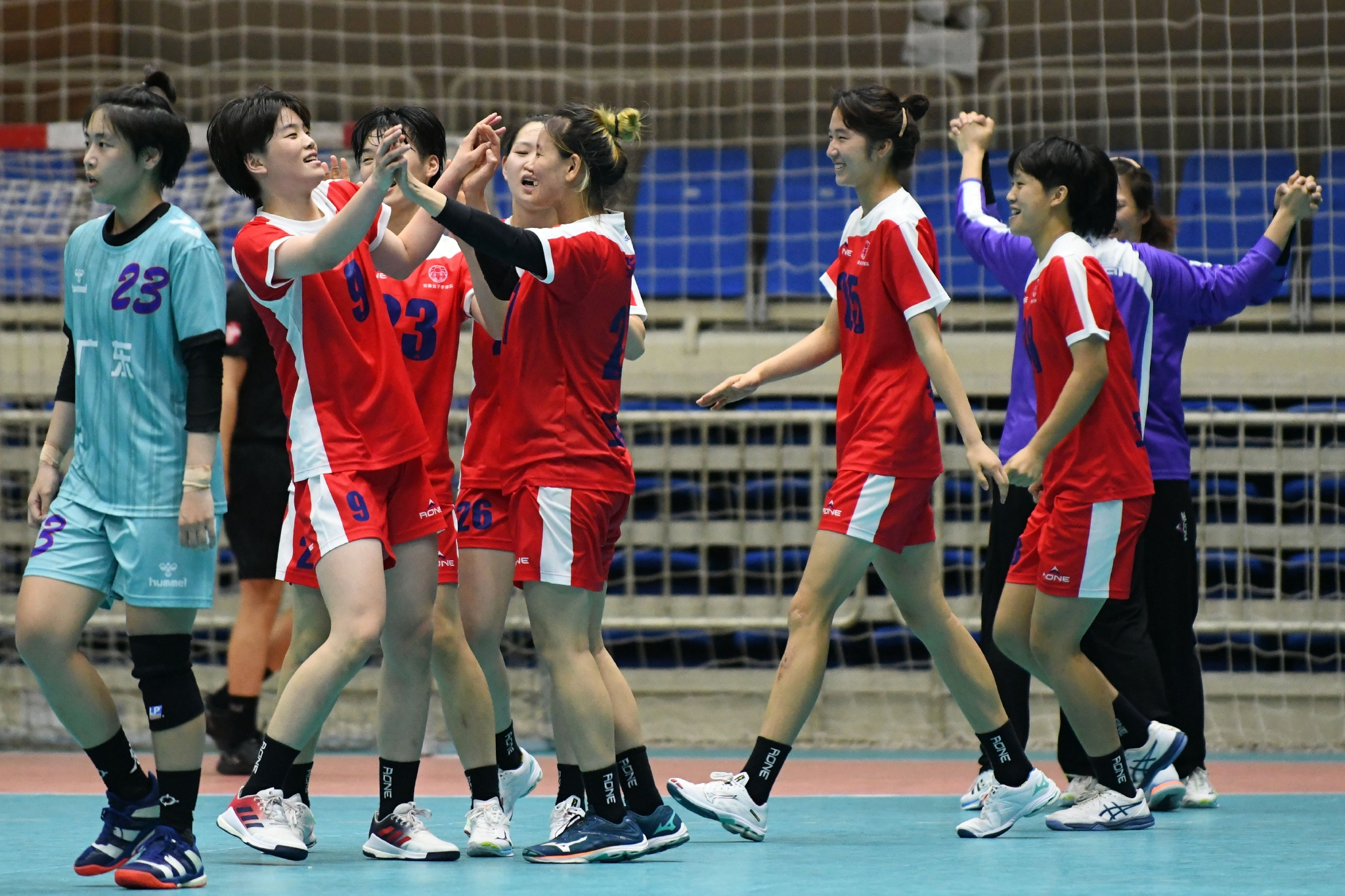 手球全国女子手球冠军杯安徽队胜广东队