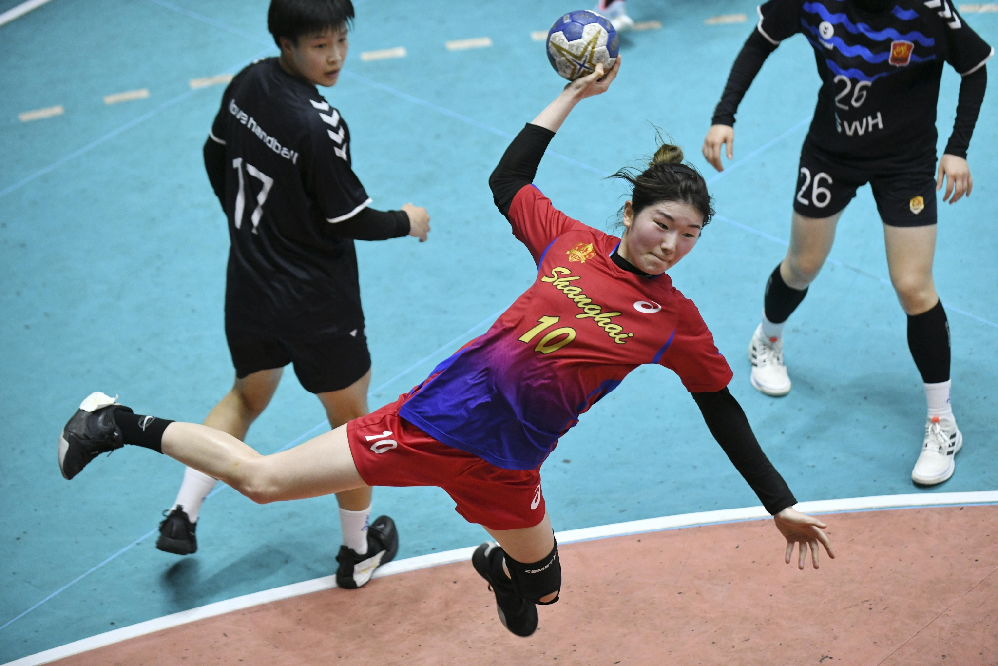 手球全国女子手球冠军杯上海队胜广西队