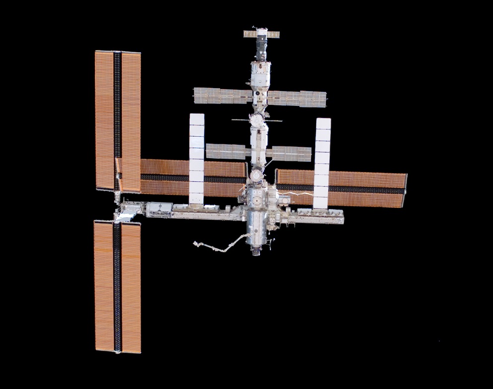 建造中的国际空间站（2006年）（图源：NASA）