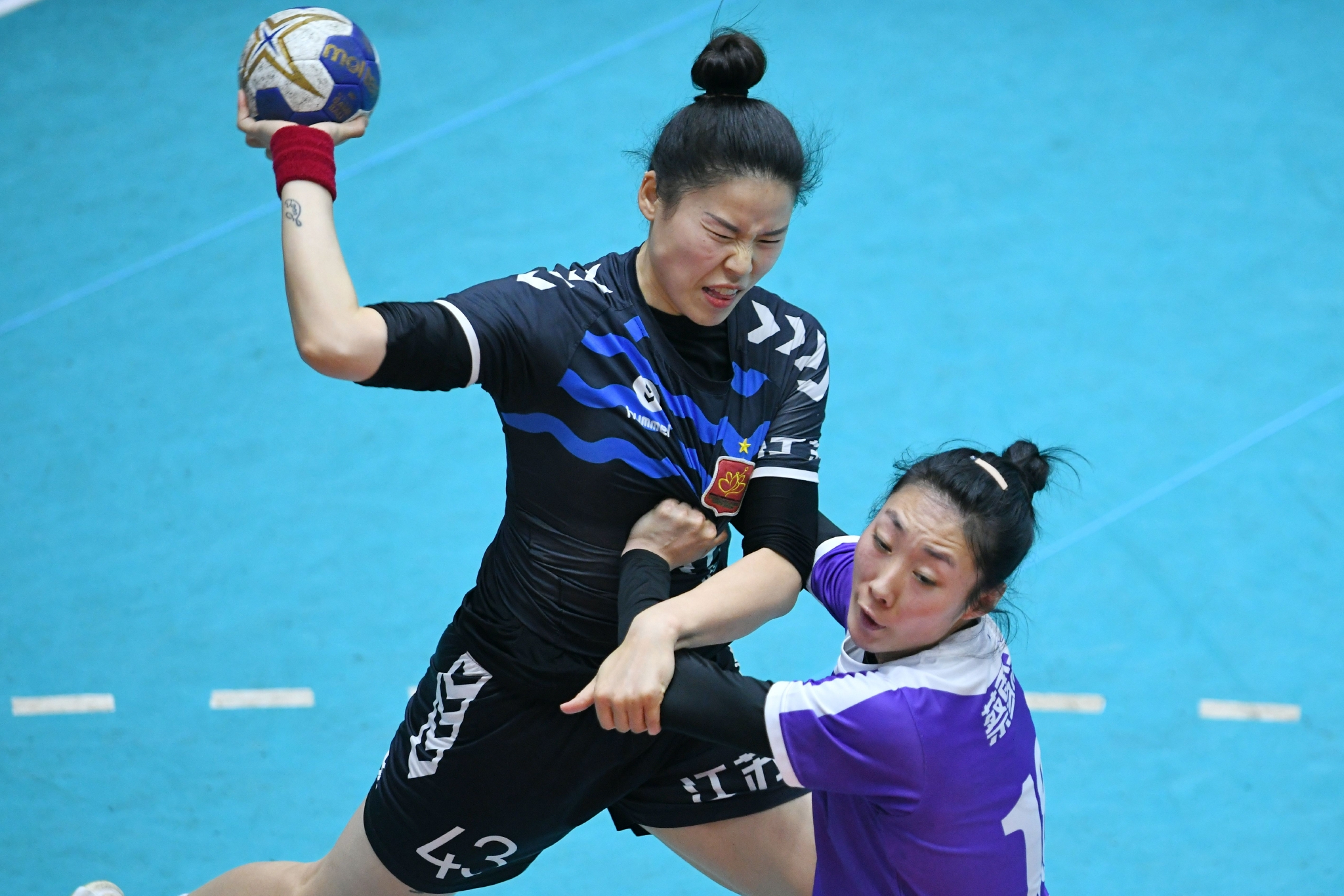 手球——全国女子手球冠军杯:江苏队胜安徽队