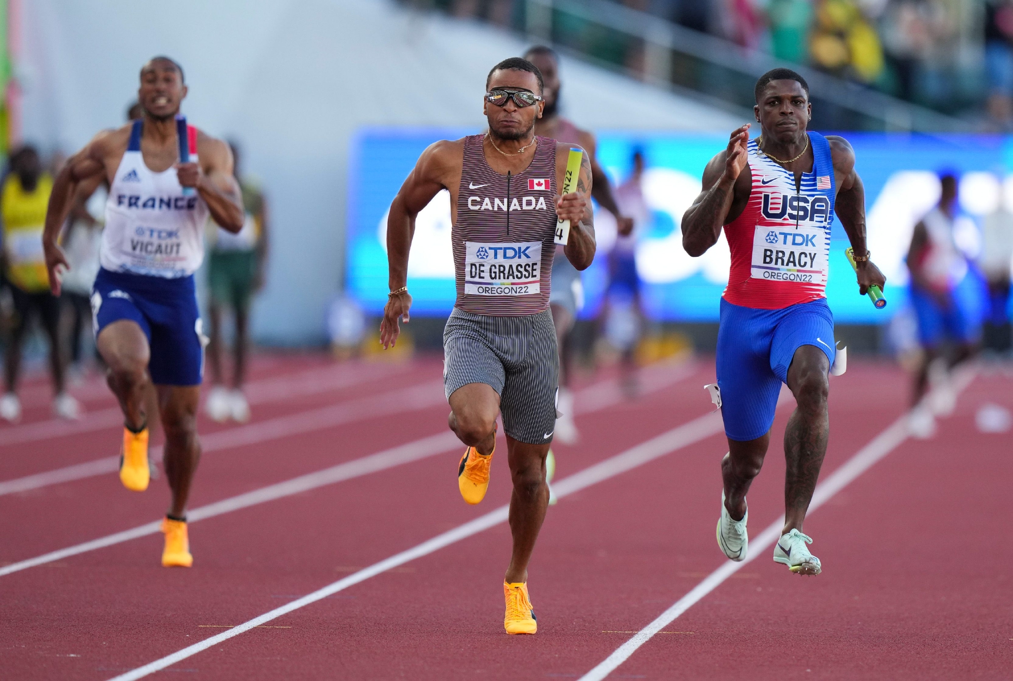 男子4x100米接力决赛赛况