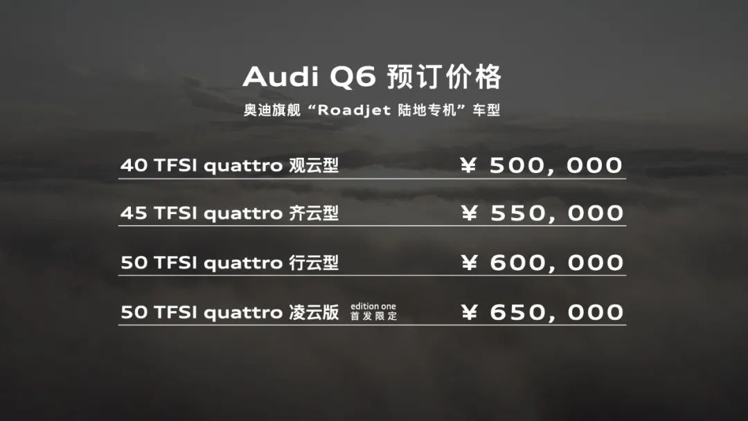 上汽奥迪Q6：奥迪最大的SUV只要50万