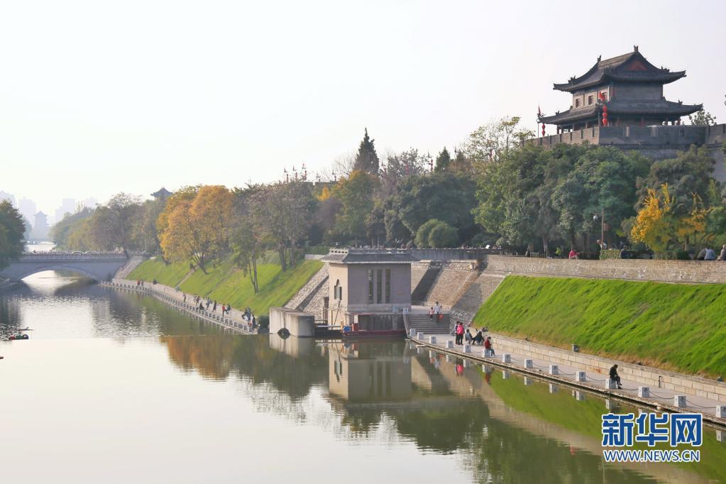 西安城墙。新华网 王智超 摄