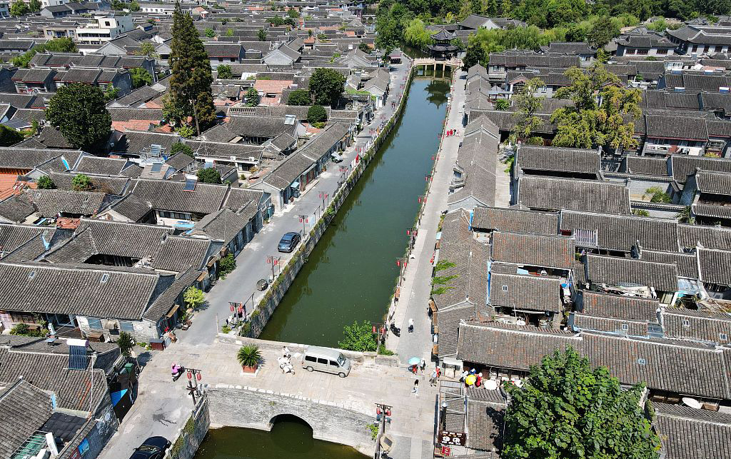 江苏省如皋市主城区内的古运河前身——汉代邗沟