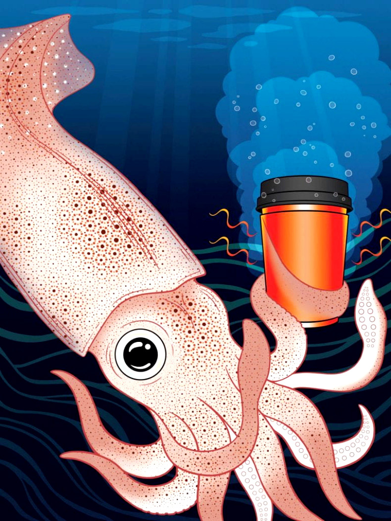 以鱿鱼皮肤为灵感制造复合材料可让外卖按需保温