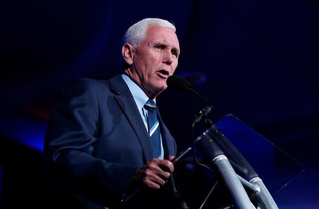 美国前副总统彭斯发表演讲 图自美媒