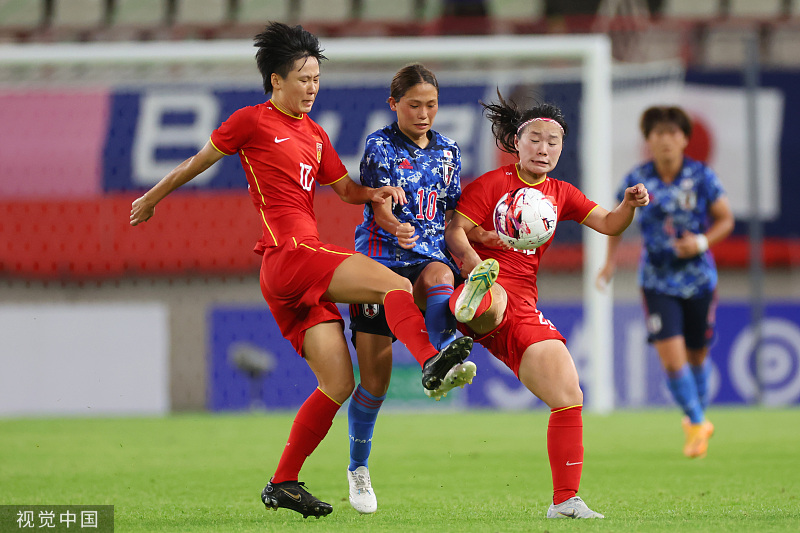 2022年7月26日，不足并存日本，中国2022东亚杯女足第3轮，女足中国女足0-0日本女足。仍需视觉中国 图