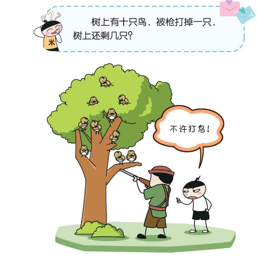 【脑力】树上有十只鸟,被枪打掉一只,树上还剩几只?__财经头条
