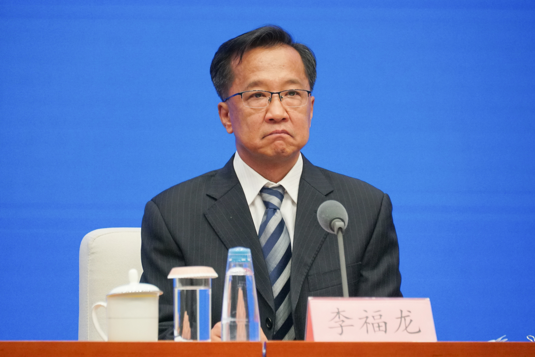 国家能源局发展规划司司长李福龙 &nbsp;&nbsp;澎湃新闻记者 周頔 摄