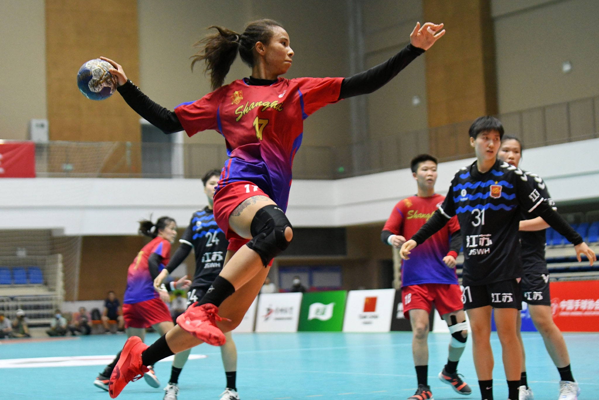 手球全国女子手球冠军杯江苏胜上海