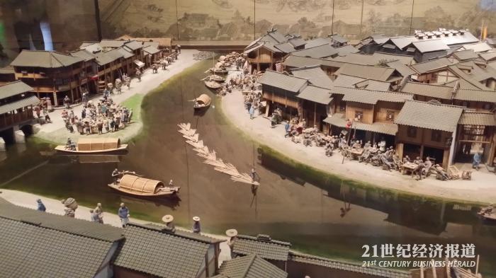 水井坊博物馆内复原的成都水井街古景 文静/摄