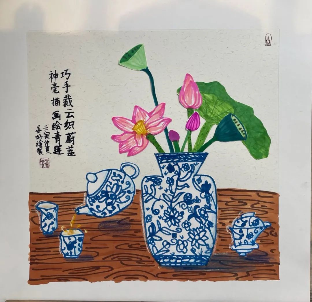 童心绘瓷器你守护的文物又是什么呢