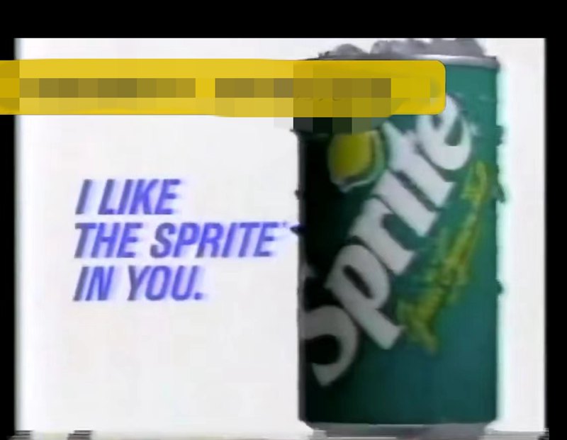 上世纪90年代的易拉罐包装。  图片来源：视频截屏