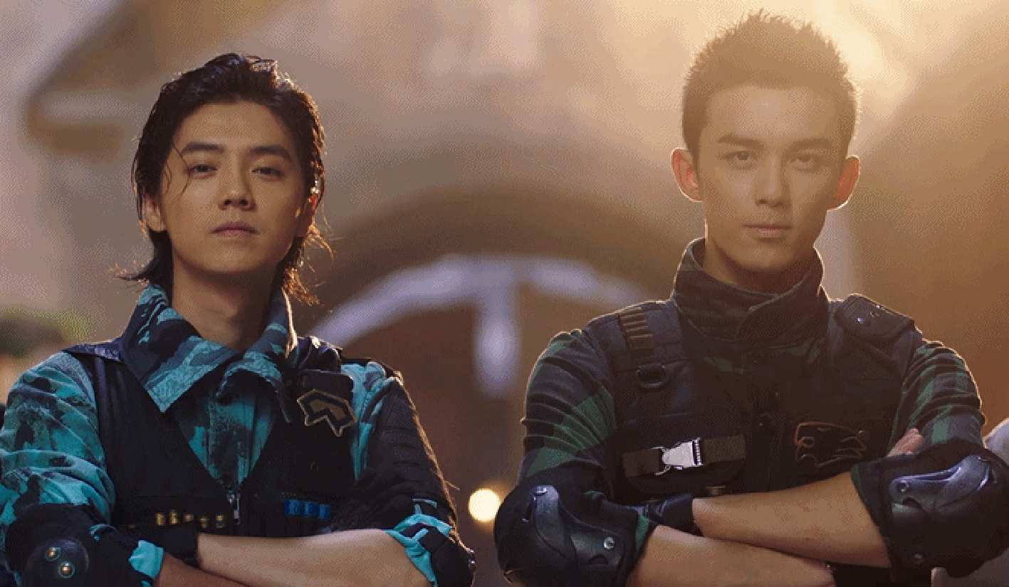 《穿越火线》同名网剧宣传海报。