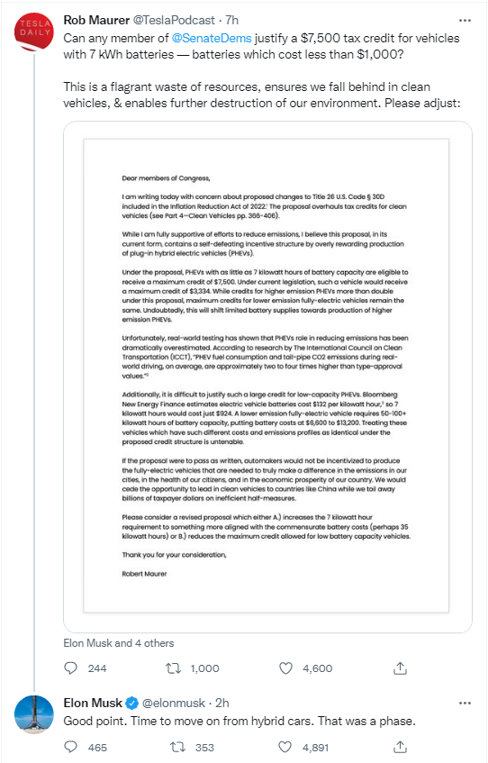 特斯拉 CEO 马斯克：是时候放弃混动汽车了，它只是一个发展阶段休闲区蓝鸢梦想 - Www.slyday.coM