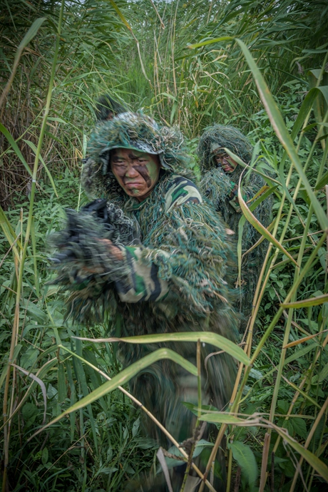 迷彩服连着战斗力