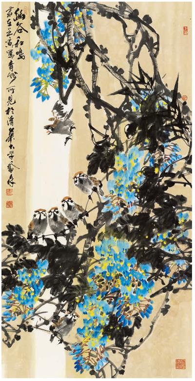 名家在线/著名画家乔森:把境与意融入大写意 缔造花鸟创作之美__财经