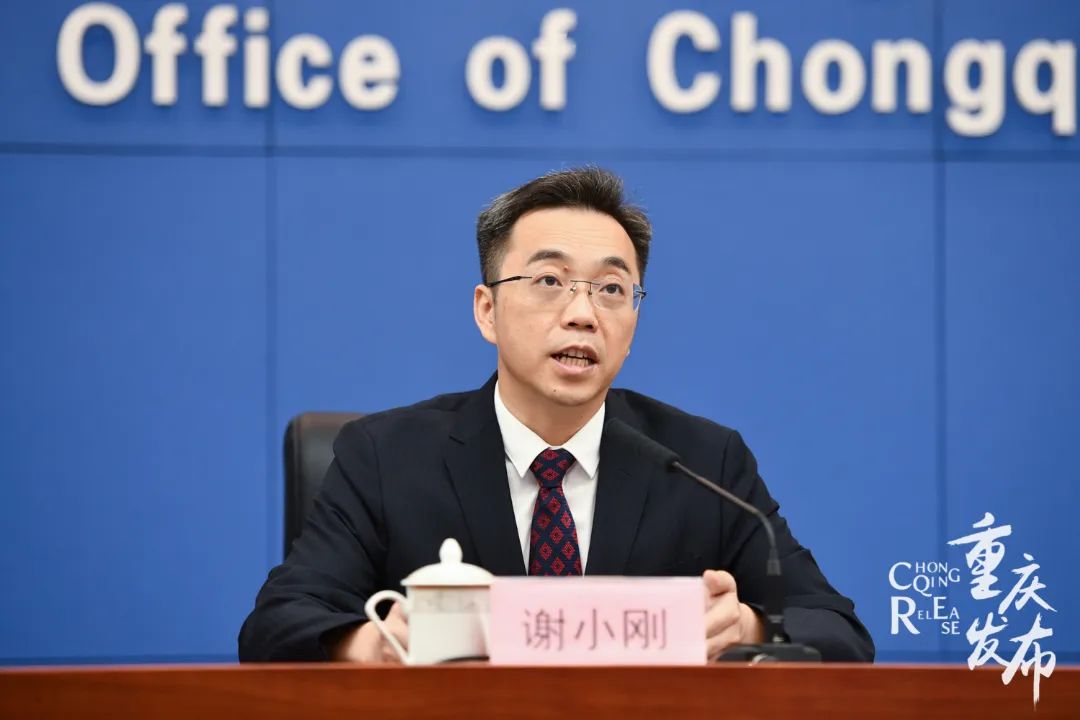 谢小刚介绍有关情况 邹乐 摄